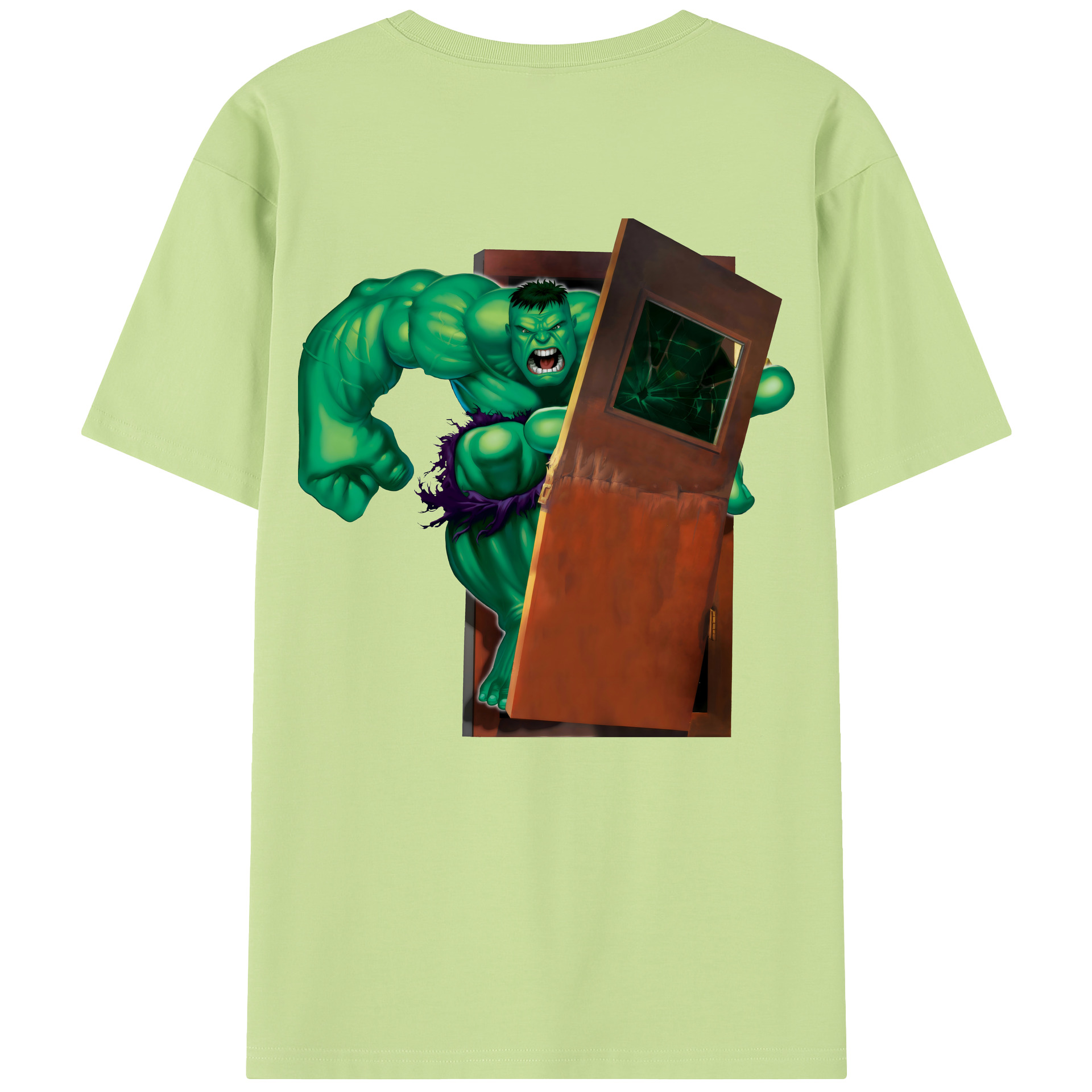 （画像用） アベンジャーズ The Avengers 綿100％半袖Tシャツ（背面プリント）